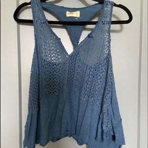 Hollister | Blue Knit Tank